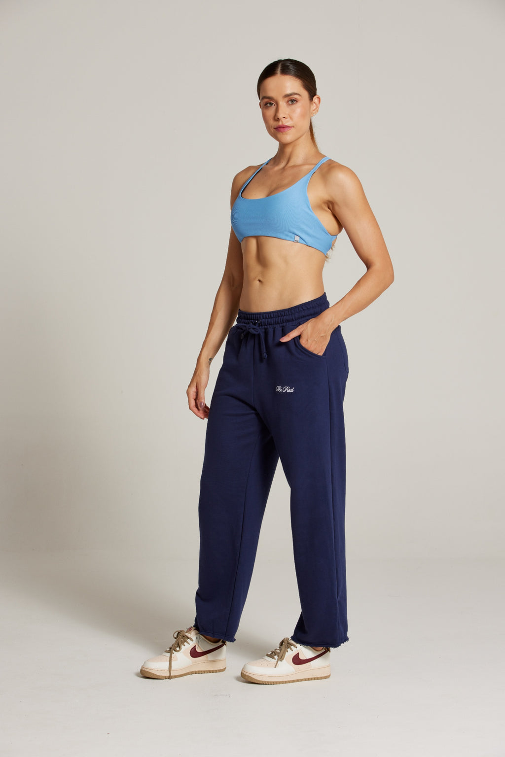 CALÇA MOLETOM WIDE SPORTY