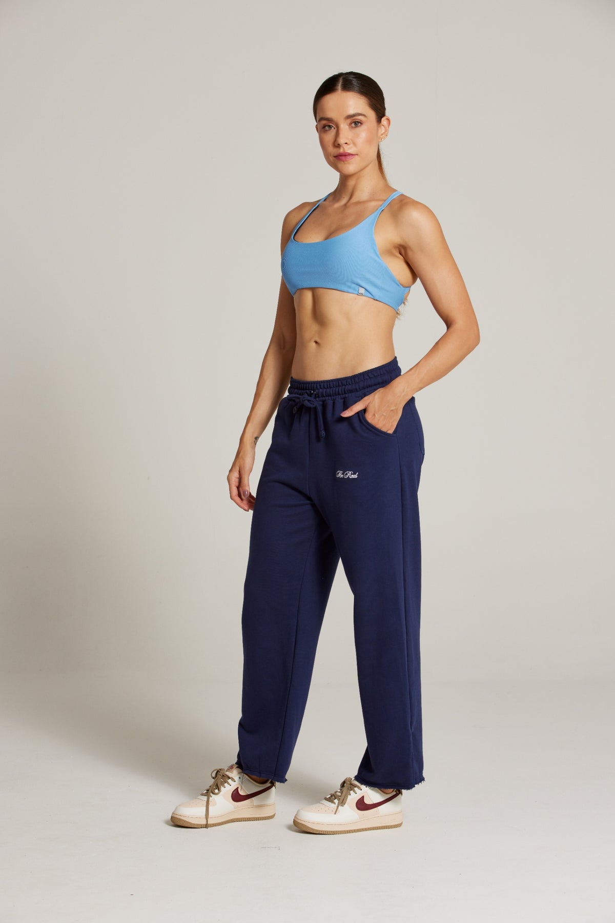 CALÇA MOLETOM WIDE SPORTY