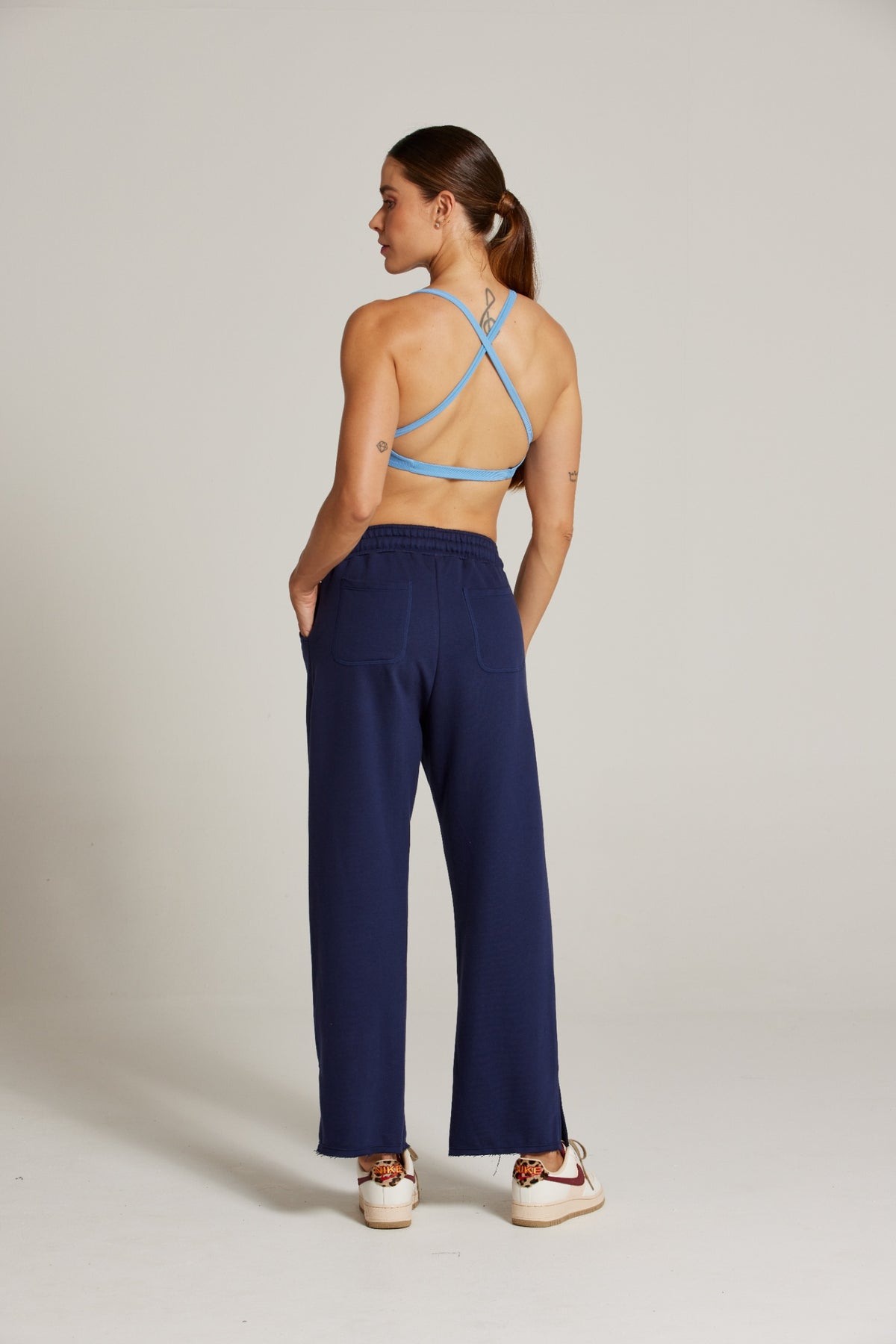 CALÇA MOLETOM WIDE SPORTY