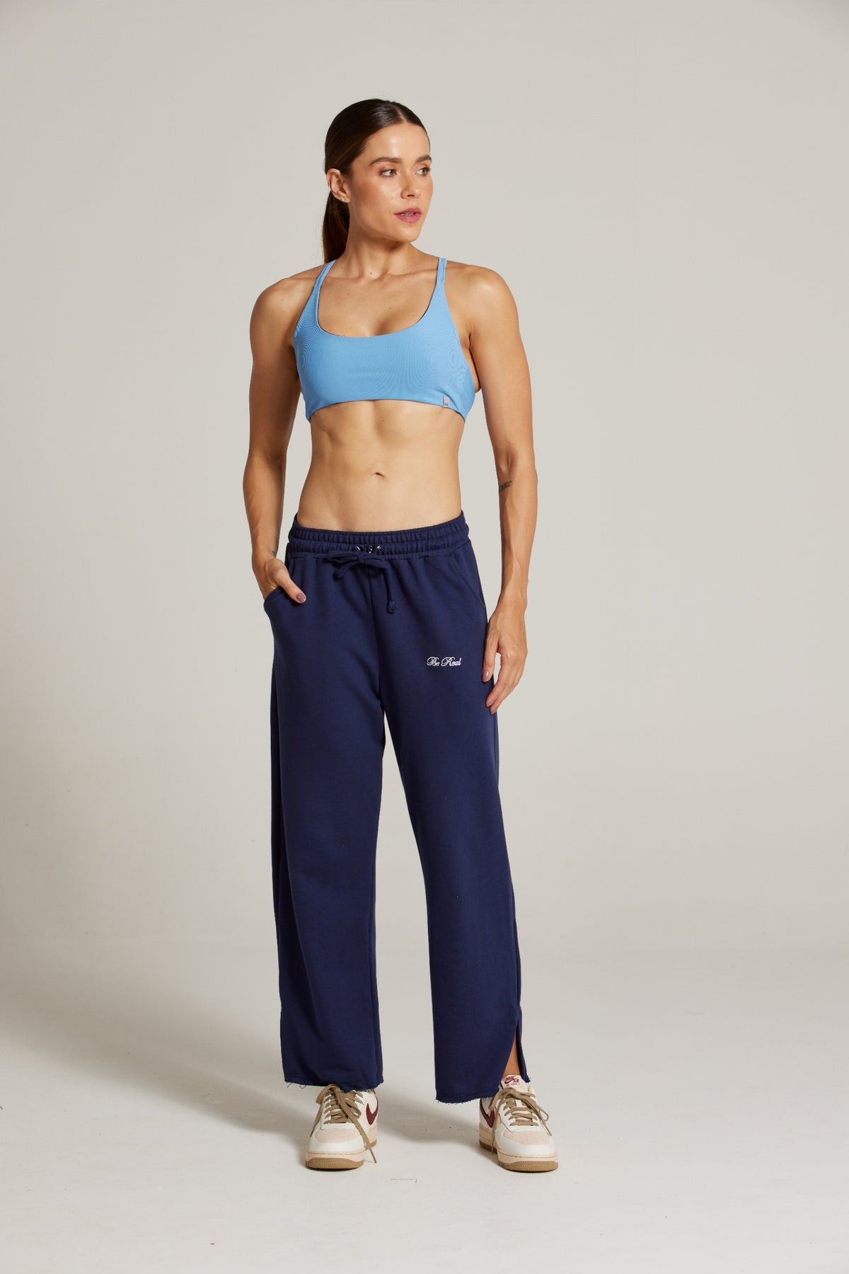 CALÇA MOLETOM WIDE SPORTY