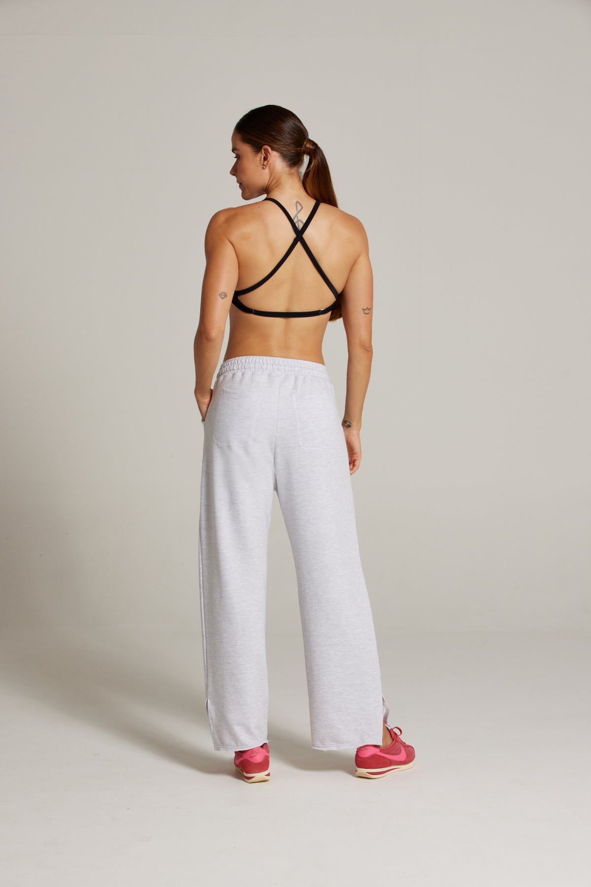 CALÇA MOLETOM WIDE SPORTY