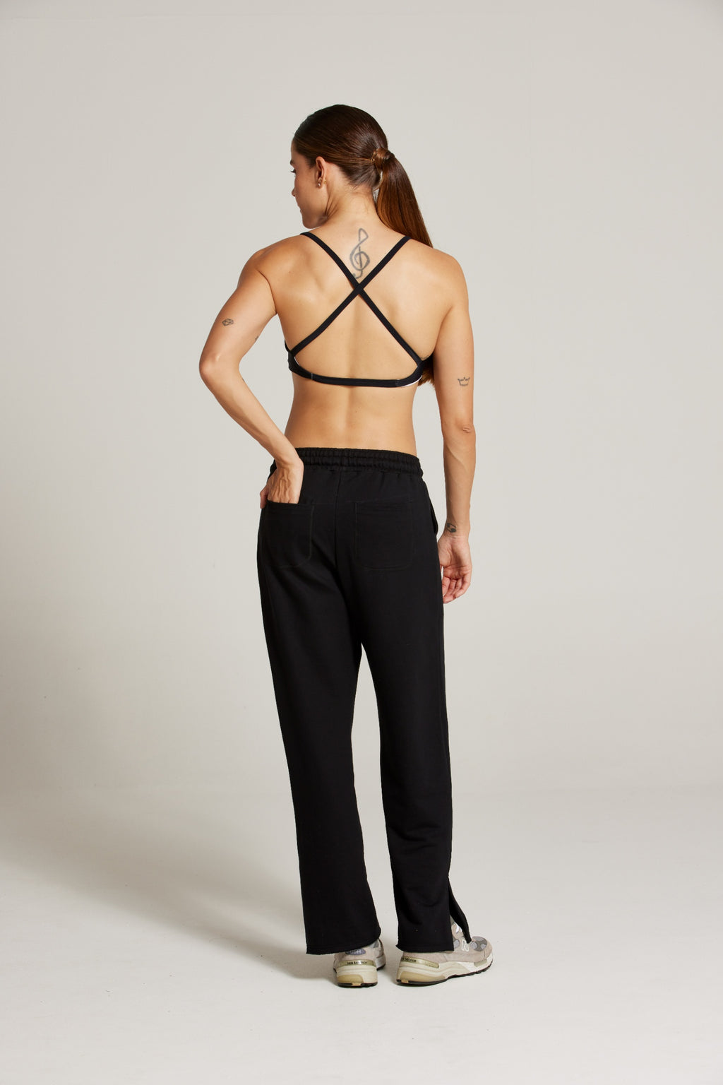 CALÇA MOLETOM WIDE SPORTY