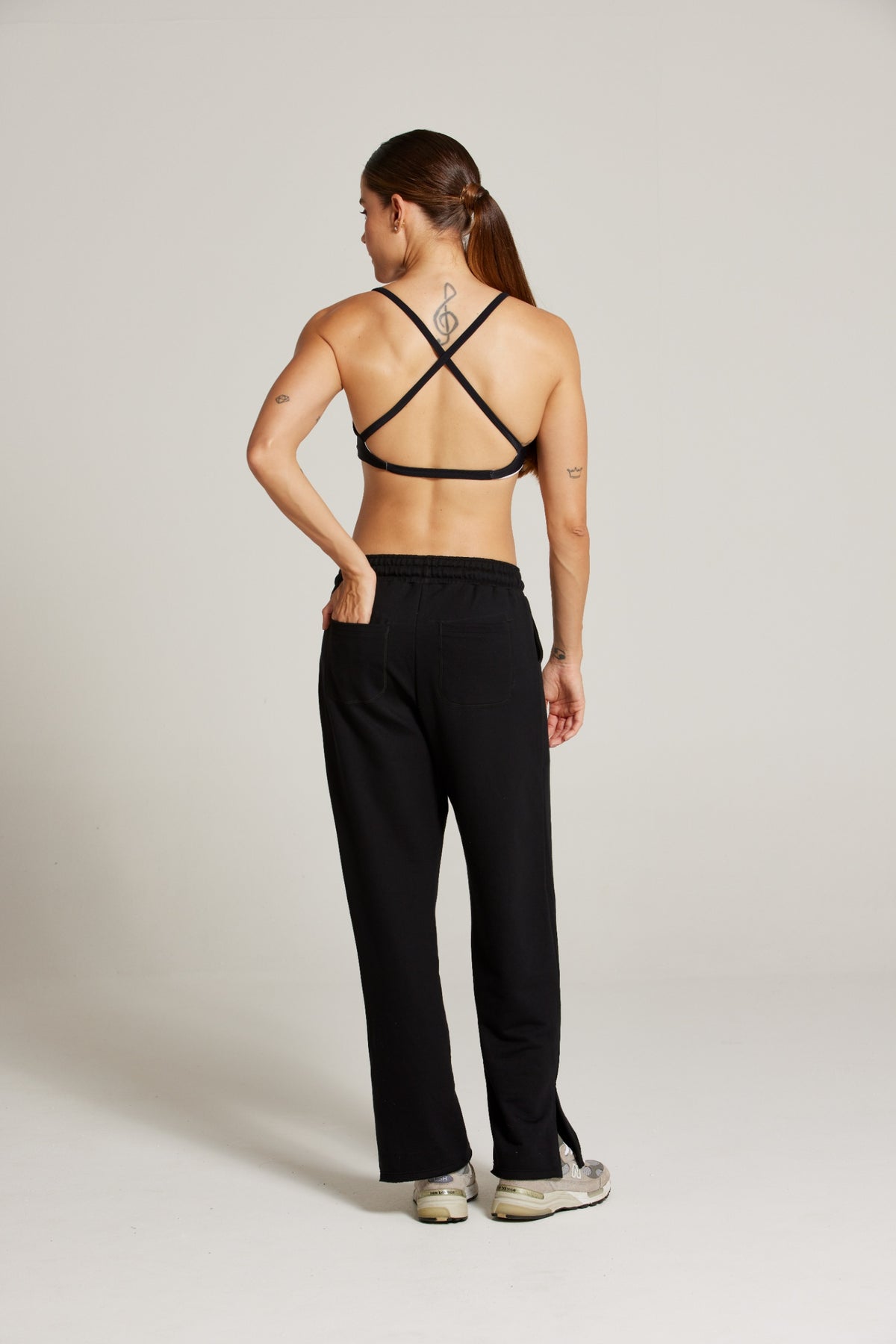 CALÇA MOLETOM WIDE SPORTY