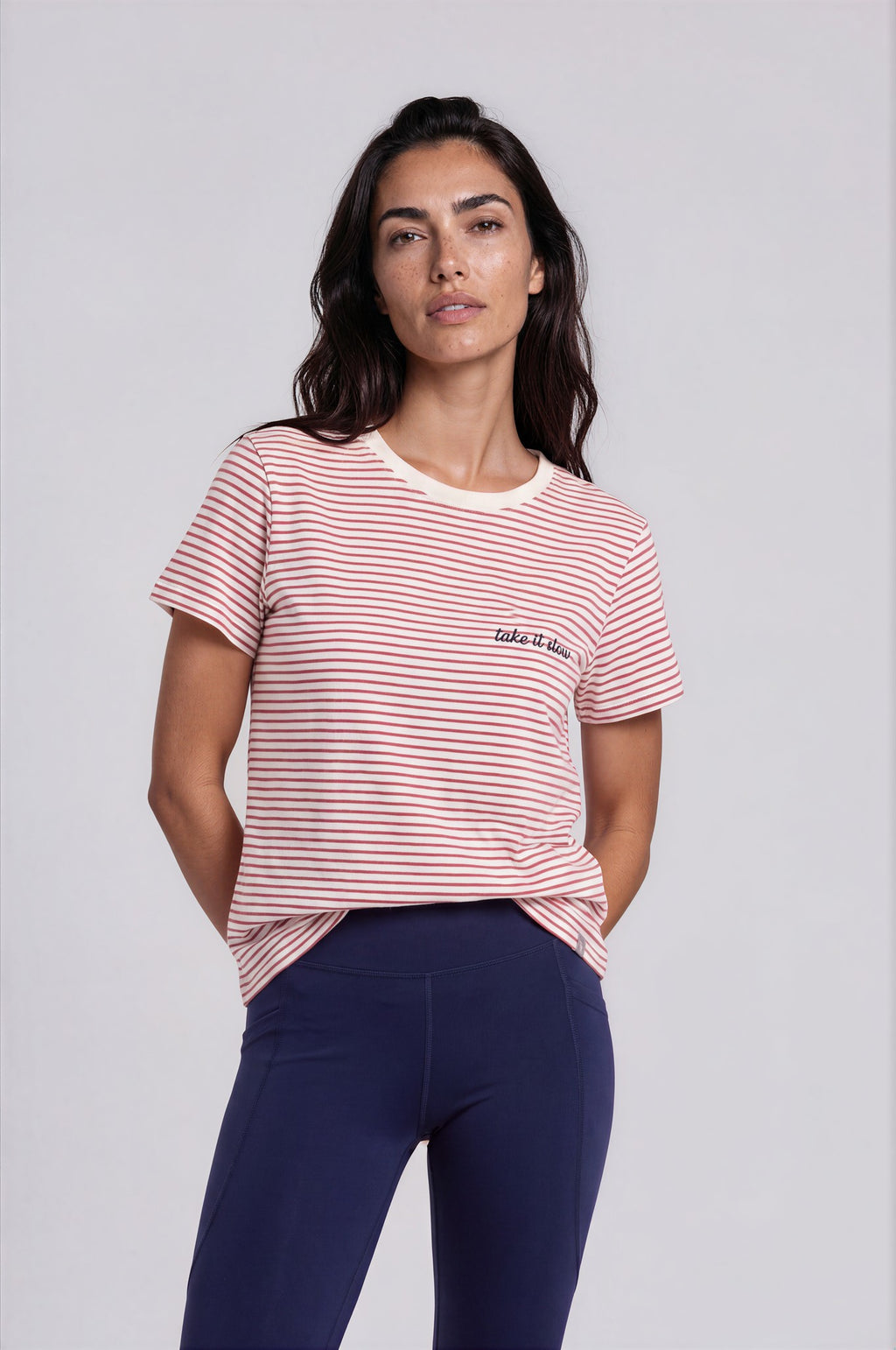 CAMISETA LISTRADA BREATHE