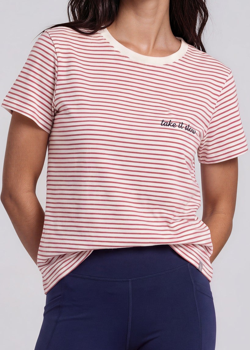CAMISETA LISTRADA BREATHE