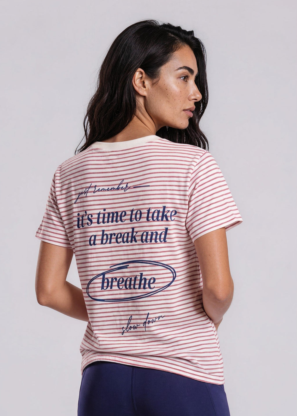 CAMISETA LISTRADA BREATHE