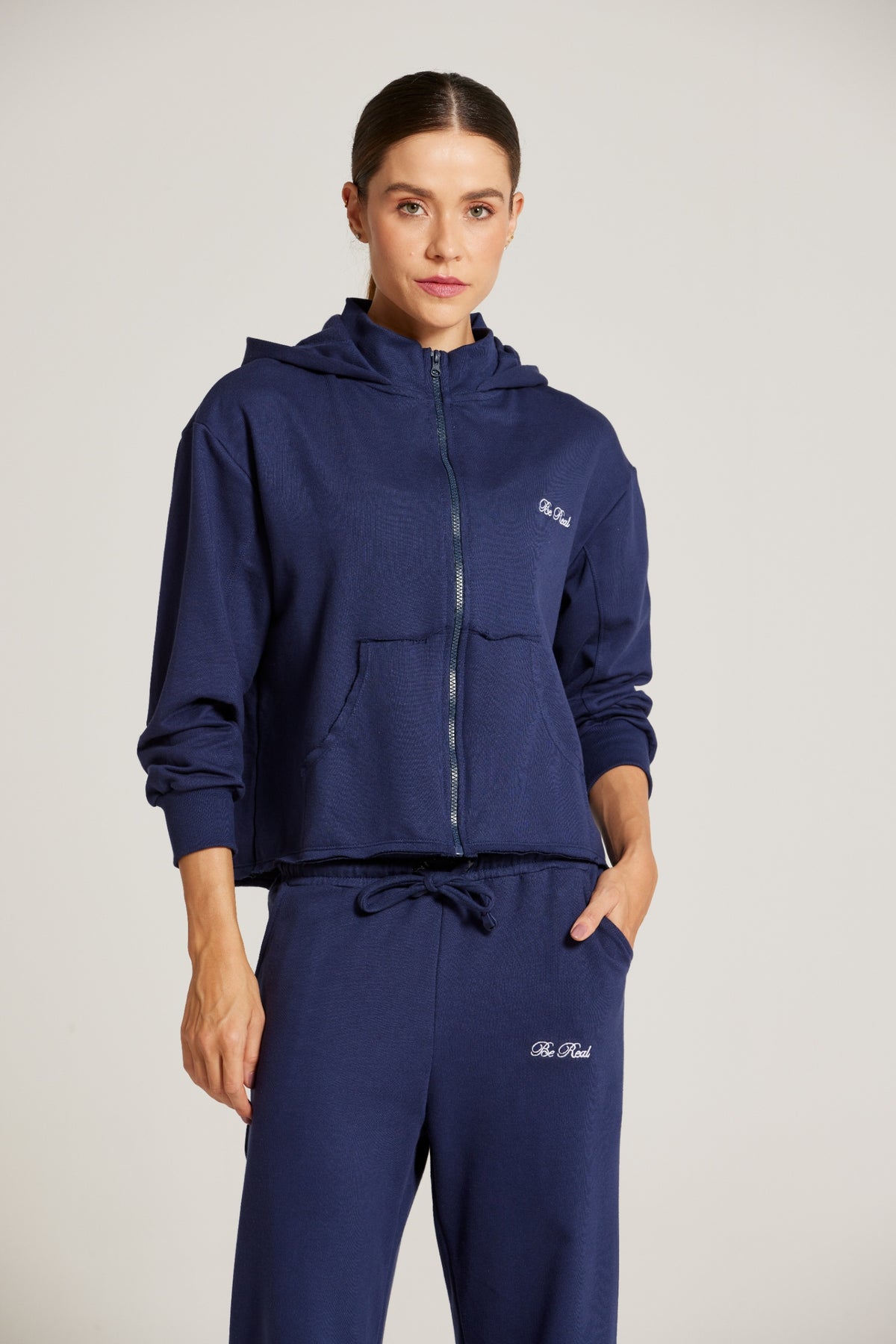 Conjunto de Inverno Sporty (Blusa e Calça de Moletom)