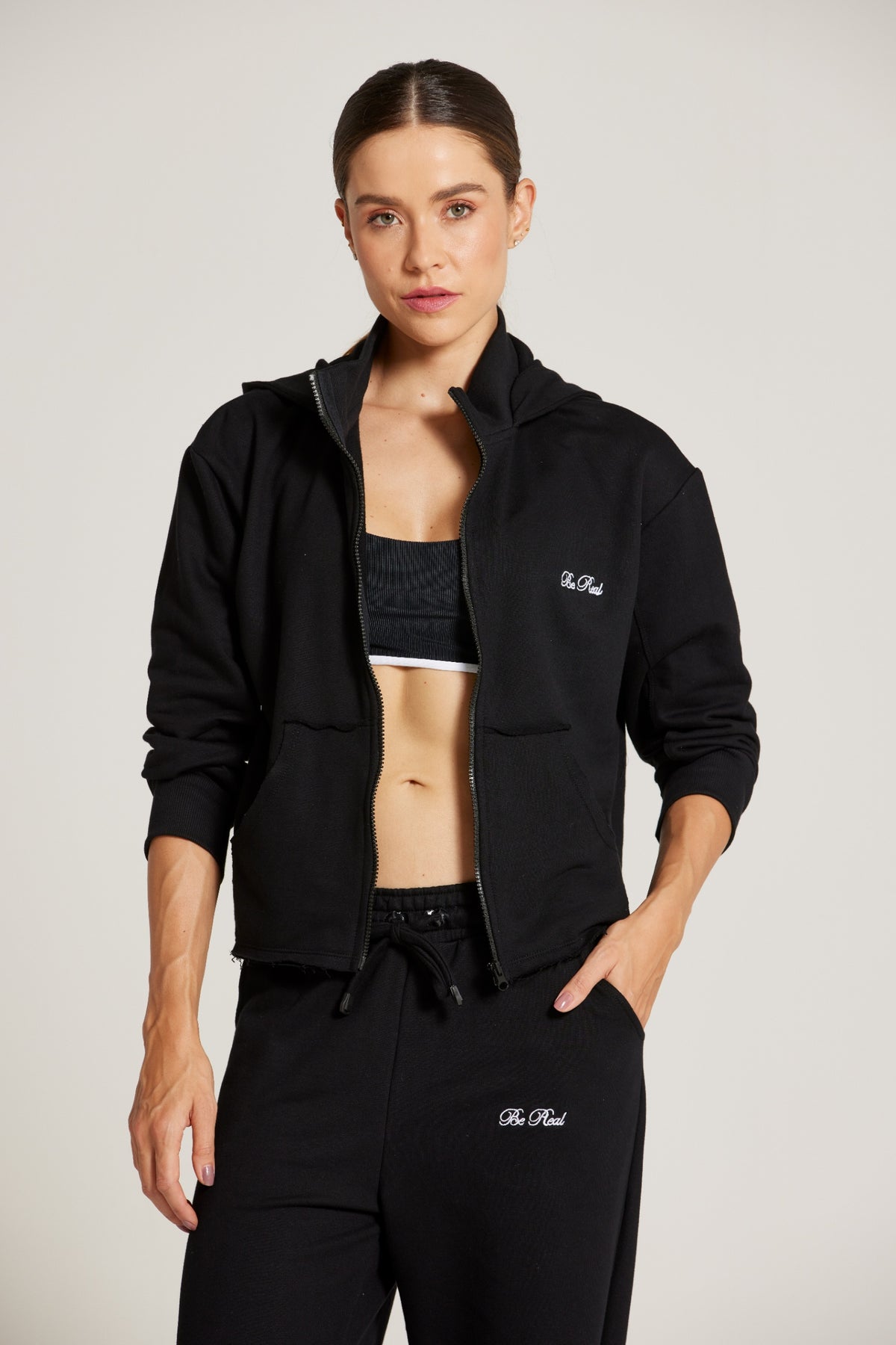 Conjunto de Inverno Sporty (Blusa e Calça de Moletom)
