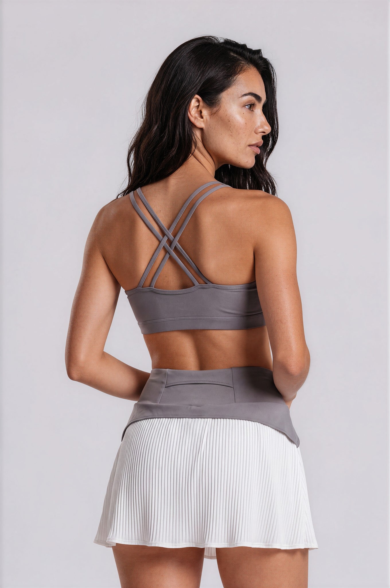 SAIA SHORT PLISSADA REST