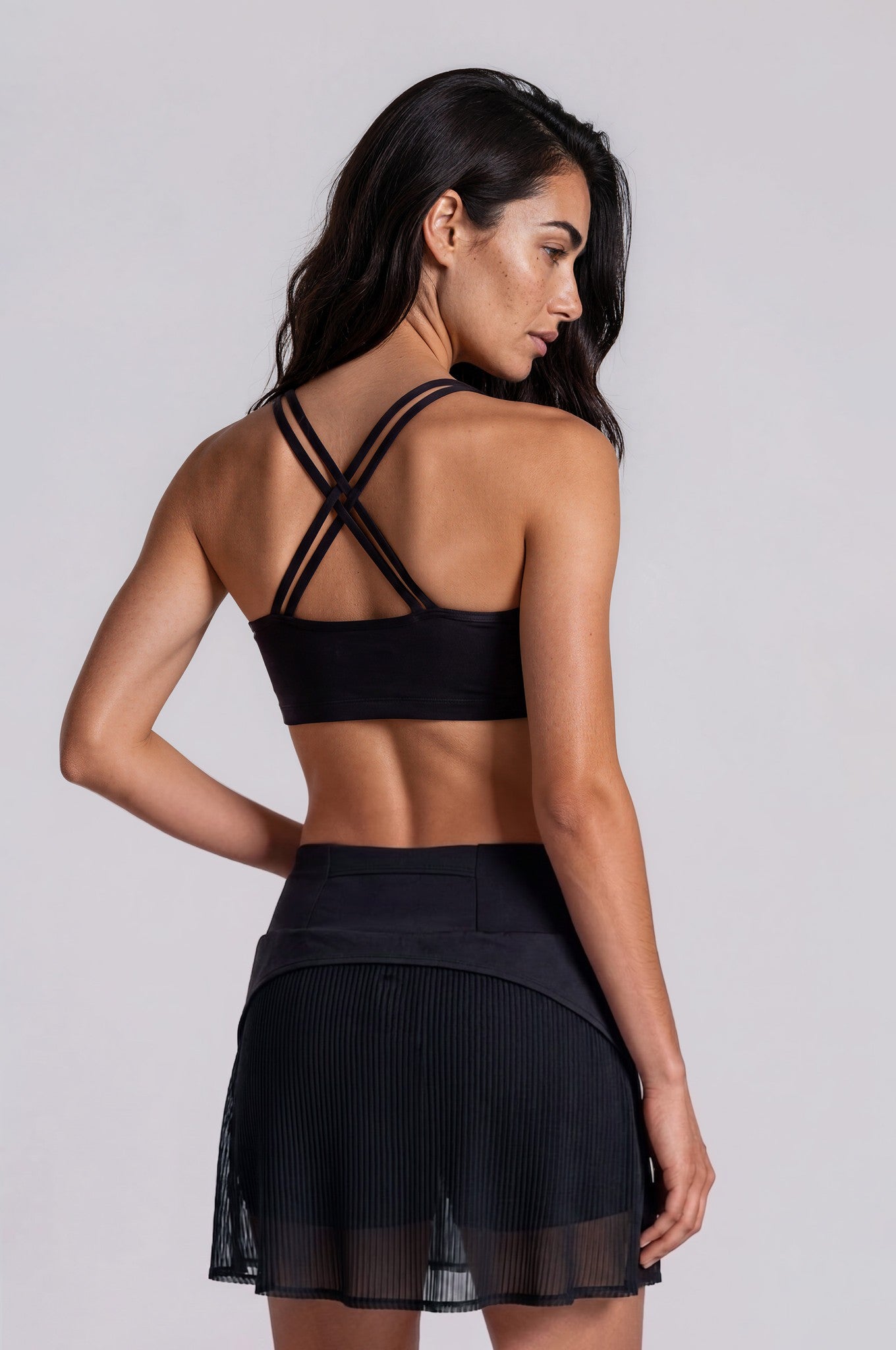 SAIA SHORT PLISSADA REST