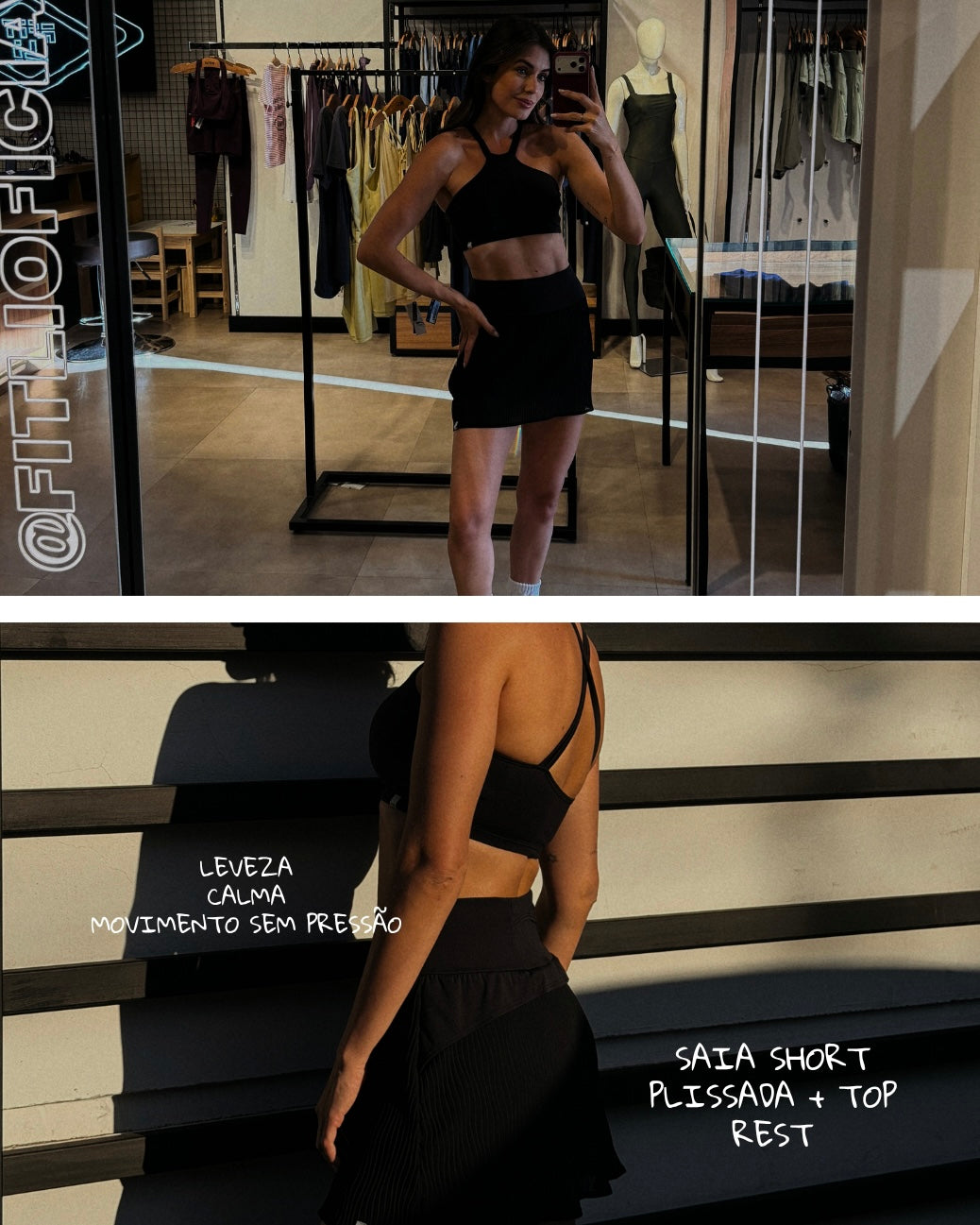 SAIA SHORT PLISSADA REST