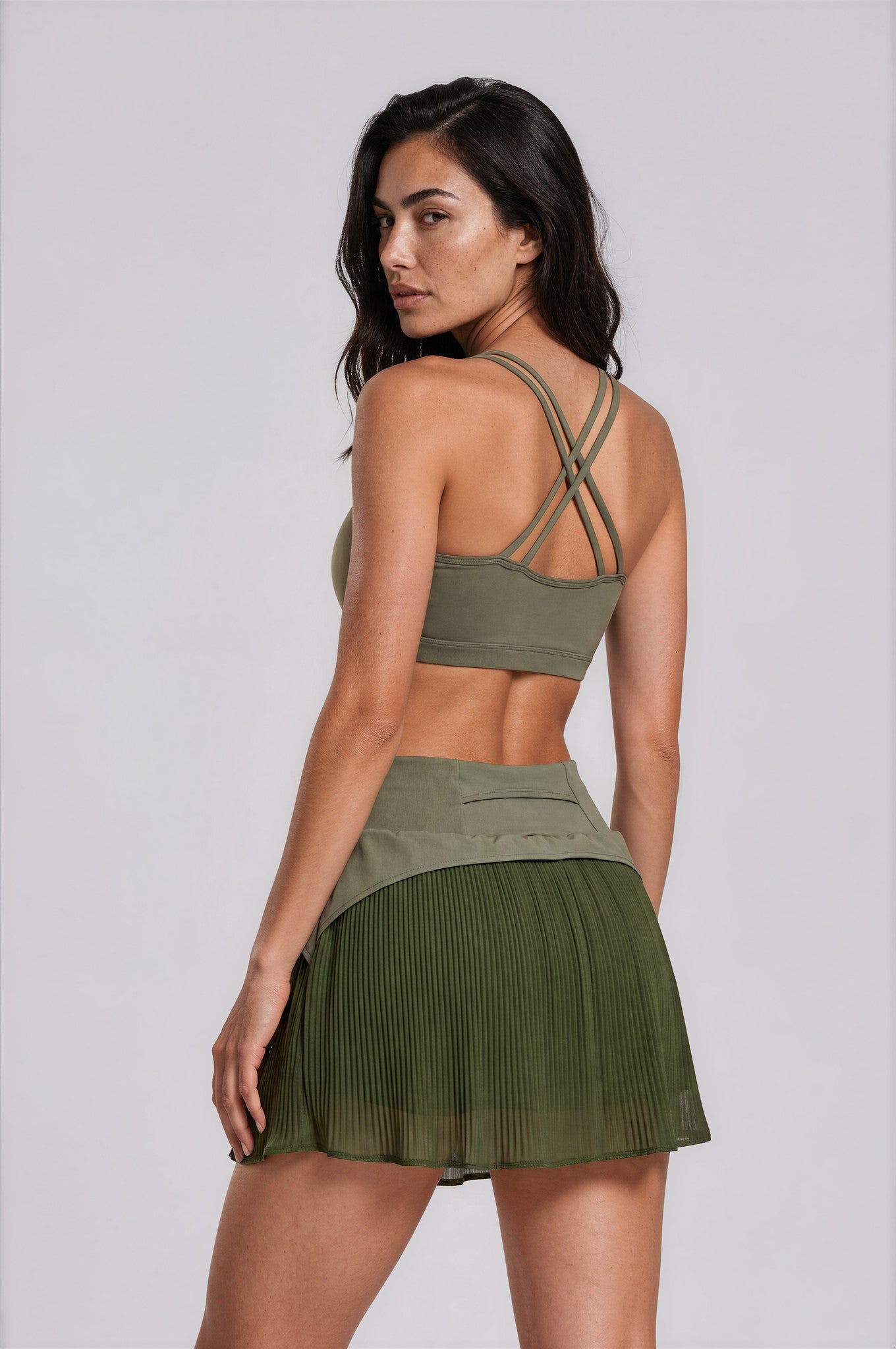 SAIA SHORT PLISSADA REST
