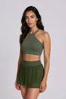 SAIA SHORT PLISSADA REST