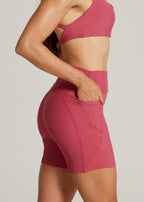 SHORT CANELADO COM BOLSO LIVING TX