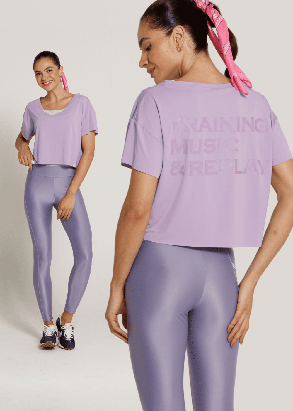 BLUSA CROPPED REPLAY LN
