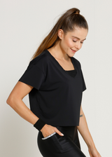 BLUSA CROPPED REPLAY LN