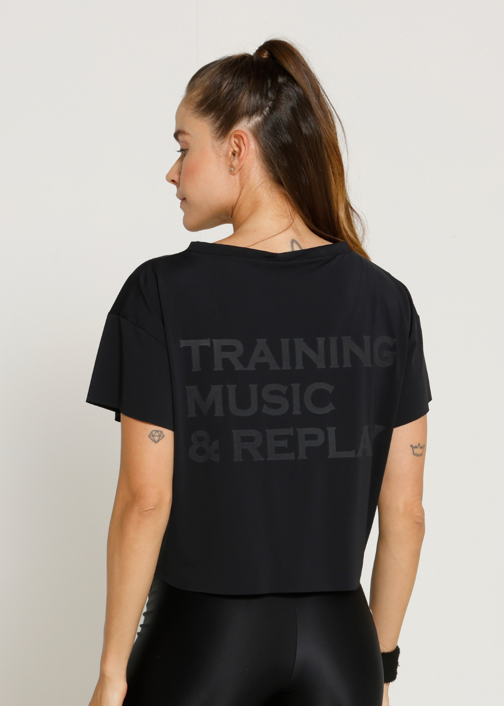BLUSA CROPPED REPLAY LN