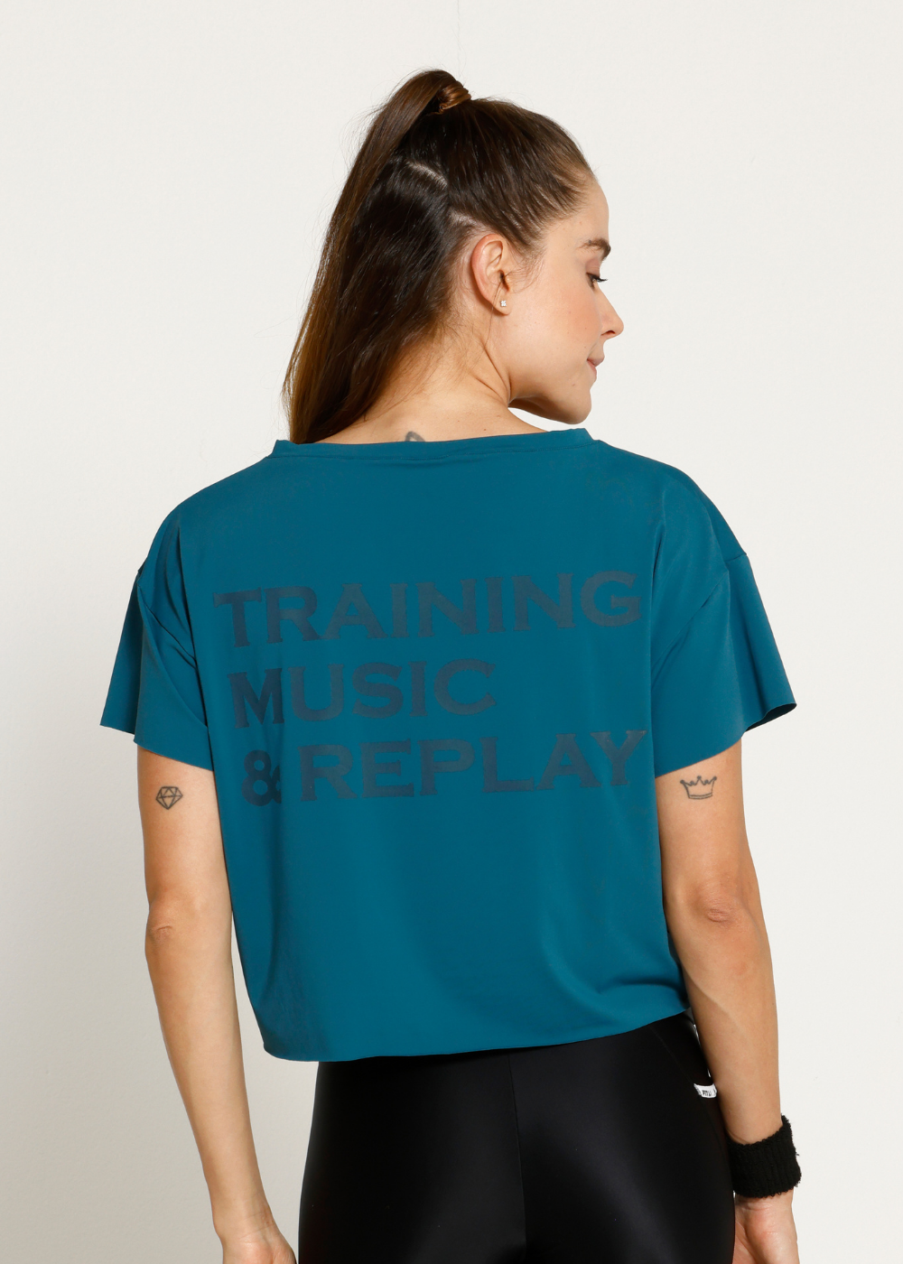 BLUSA CROPPED REPLAY LN